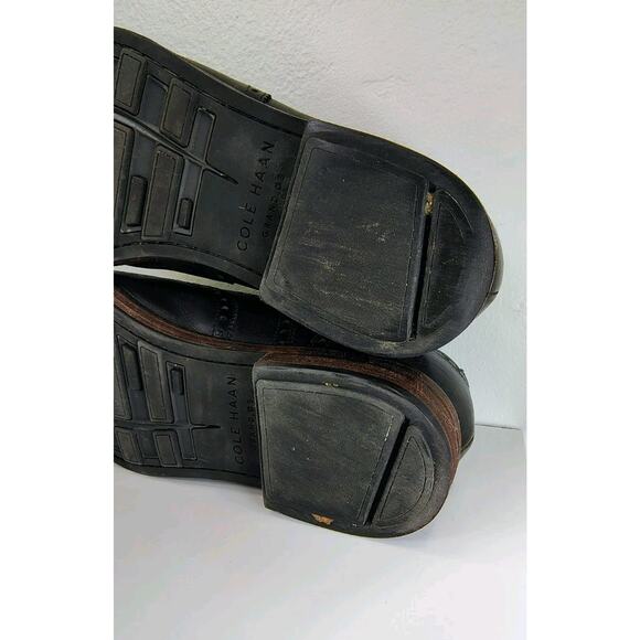 Cole Haan Hamilton Grand Dress Shoes Mens 9 Dark Brown Wing Tip Oxford - Picture 14 of 15